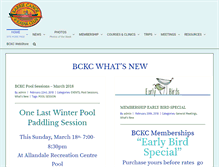 Tablet Screenshot of bckc.ca